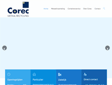 Tablet Screenshot of corec.nl
